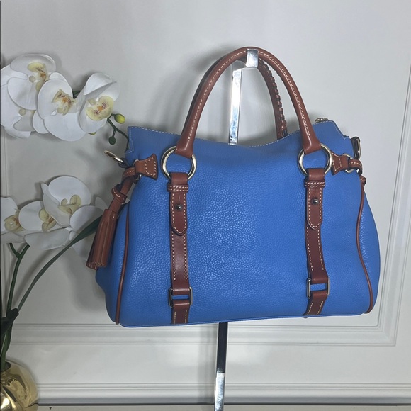 Dooney & Bourke Sky Blue Satchel - Picture 2 of 4
